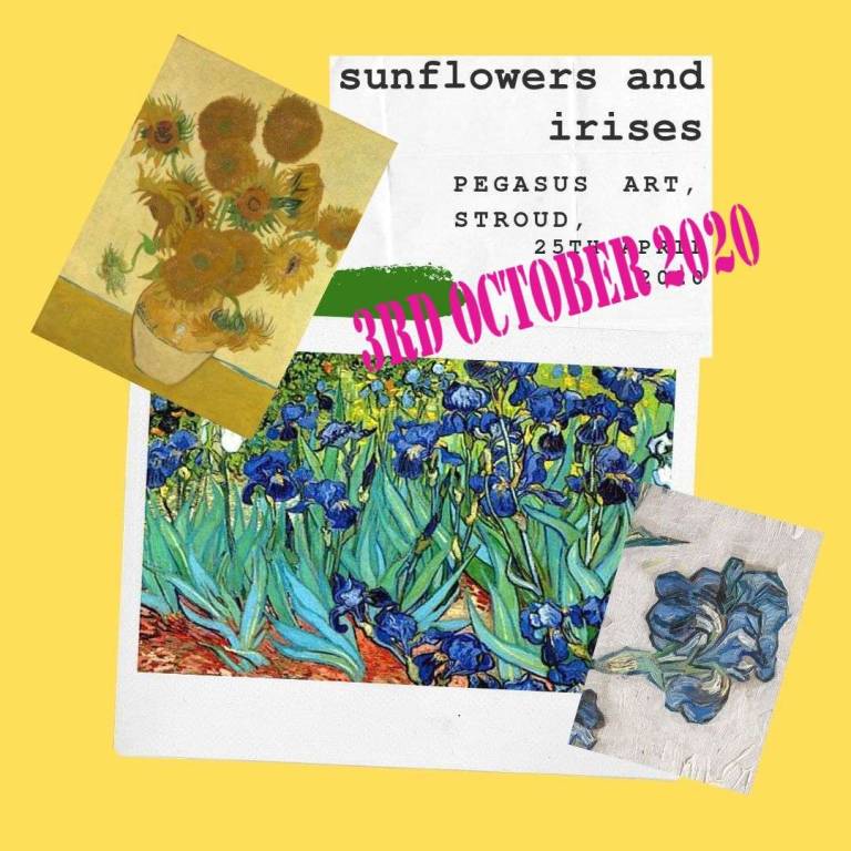 Sunflowers and Irises Workshop October 3rd 2020 - Sarah Wimperis