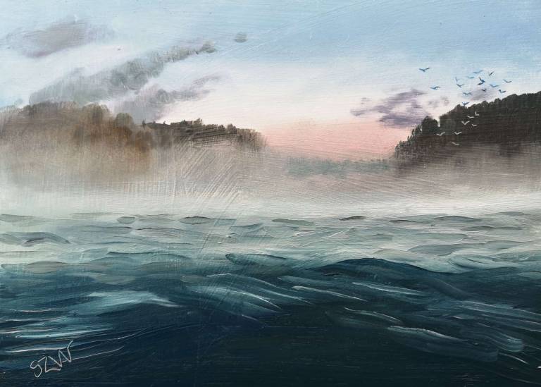 Mist on the Water 5th November 2020 - Sarah Wimperis