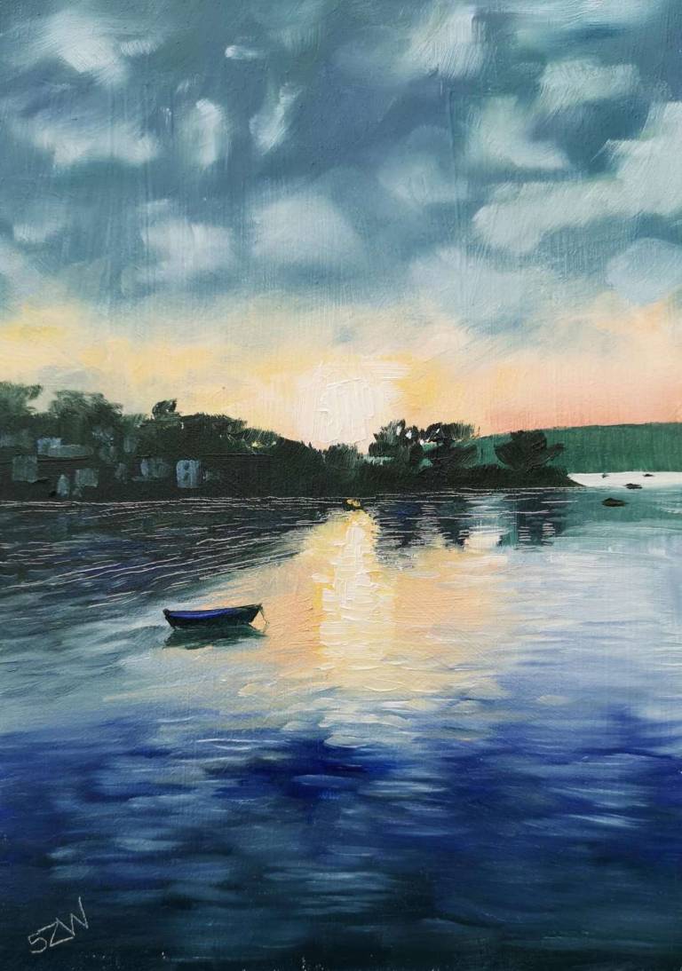 Helford Sundown 17th November 2020 - Sarah Wimperis