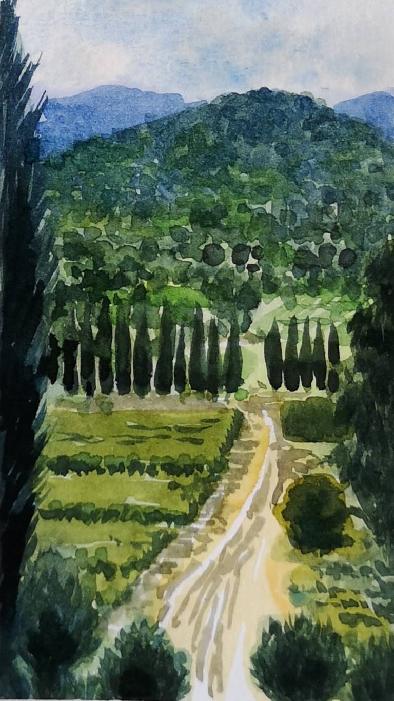 Provence Landscape - Sarah Wimperis