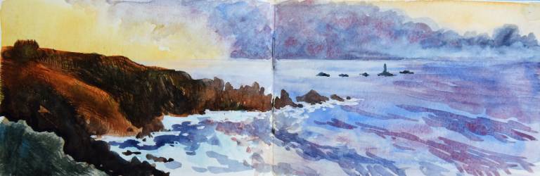 Cornish Coast Sketchbook - Sarah Wimperis
