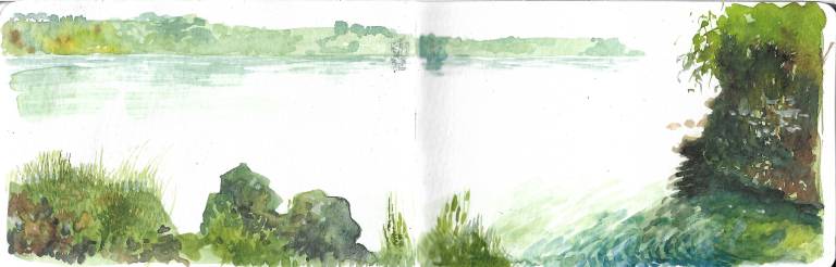 Woven Waters, Cornwall Sketchbook...Work in Progress. - Sarah Wimperis