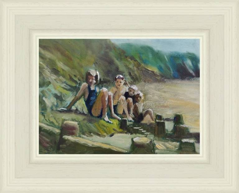 Sandcastle, summer 1969 - Sarah Wimperis