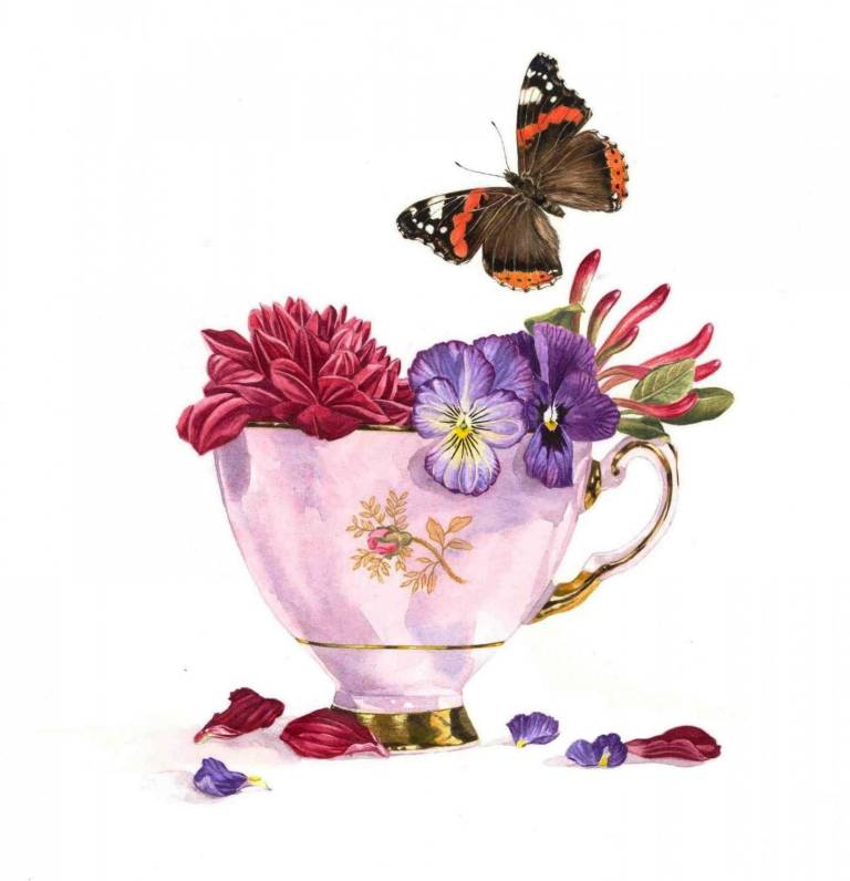 Autumn Tea Cup - Zoe Elizabeth Norman