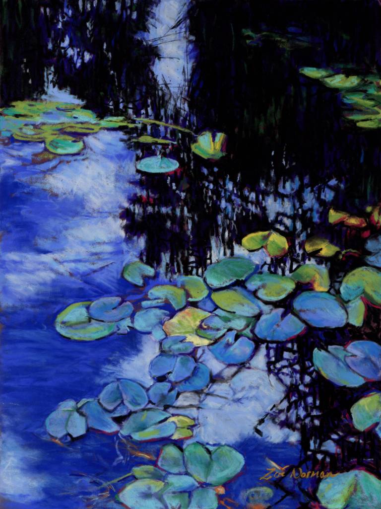 Monet's Garden - Lily Pads - Zoe Elizabeth Norman