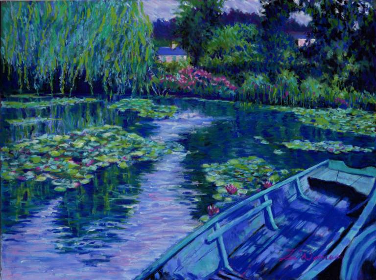 Boats at Giverny - Zoe Elizabeth Norman