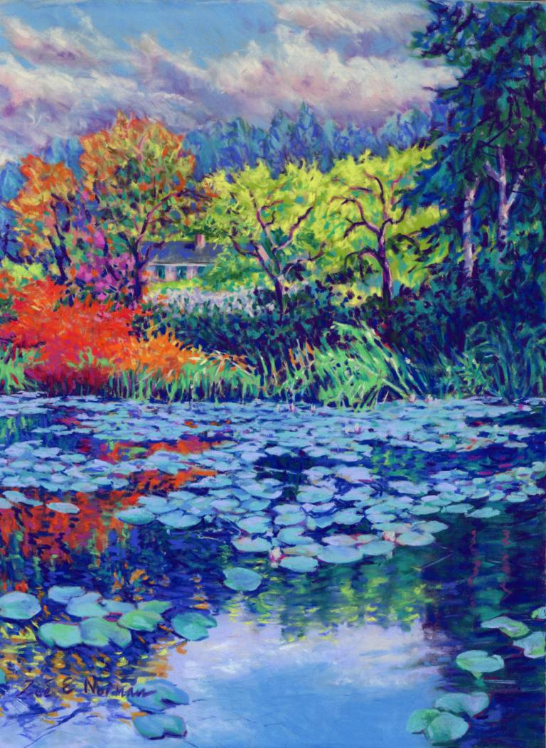 Monet's Water Lily Garden - Zoe Elizabeth Norman