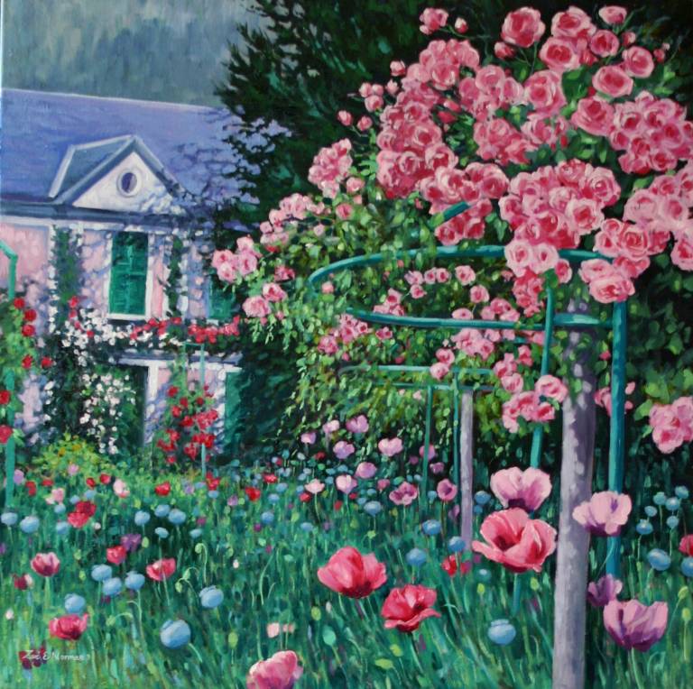 Monet's Roses - Zoe Elizabeth Norman