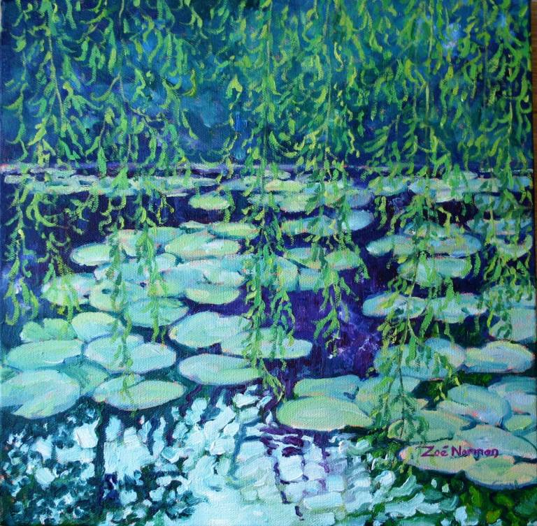 Willows and Waterlilies - Zoe Elizabeth Norman