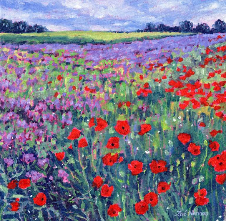 Poppy Flower Meadow - Zoe Elizabeth Norman