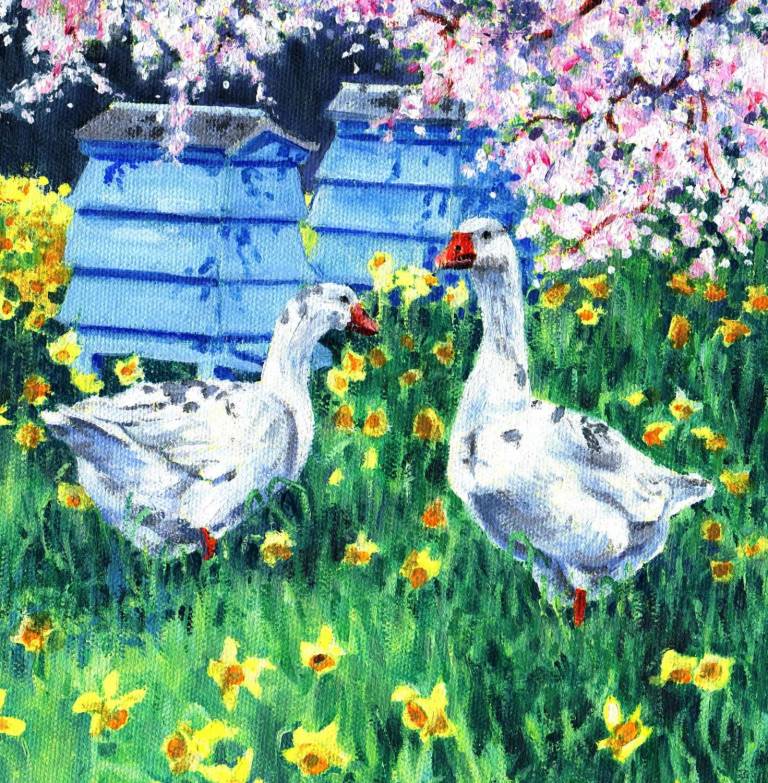 Geese and Beehives - Zoe Elizabeth Norman