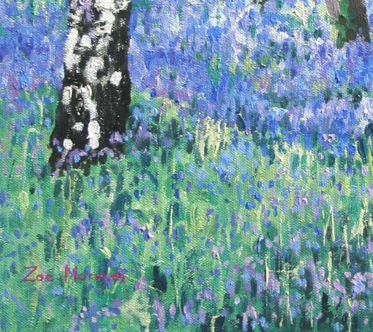 Bluebells and Birch Trees - Zoe Elizabeth Norman