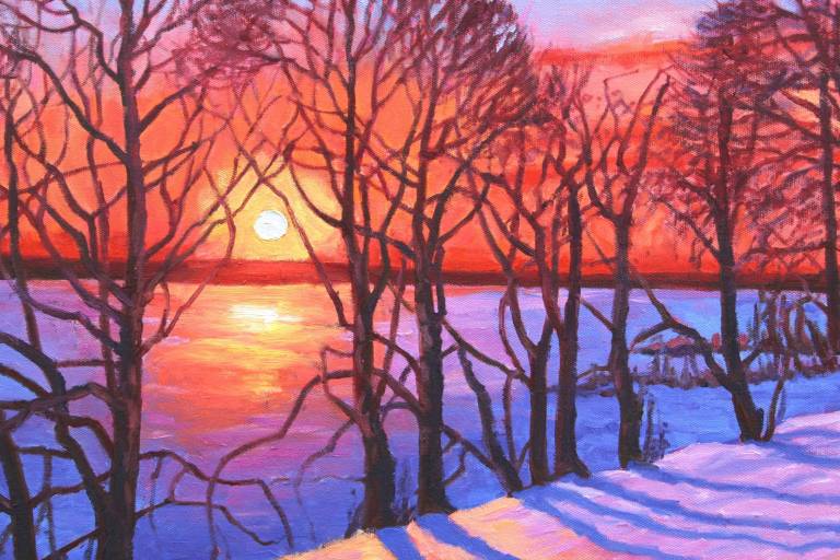 Winter Sunset - Zoe Elizabeth Norman