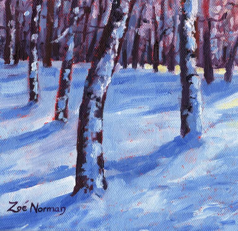 Winter Birch Trees - Zoe Elizabeth Norman