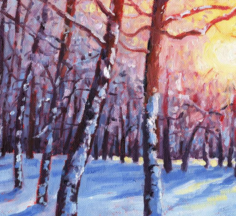 Winter Birch Trees - Zoe Elizabeth Norman