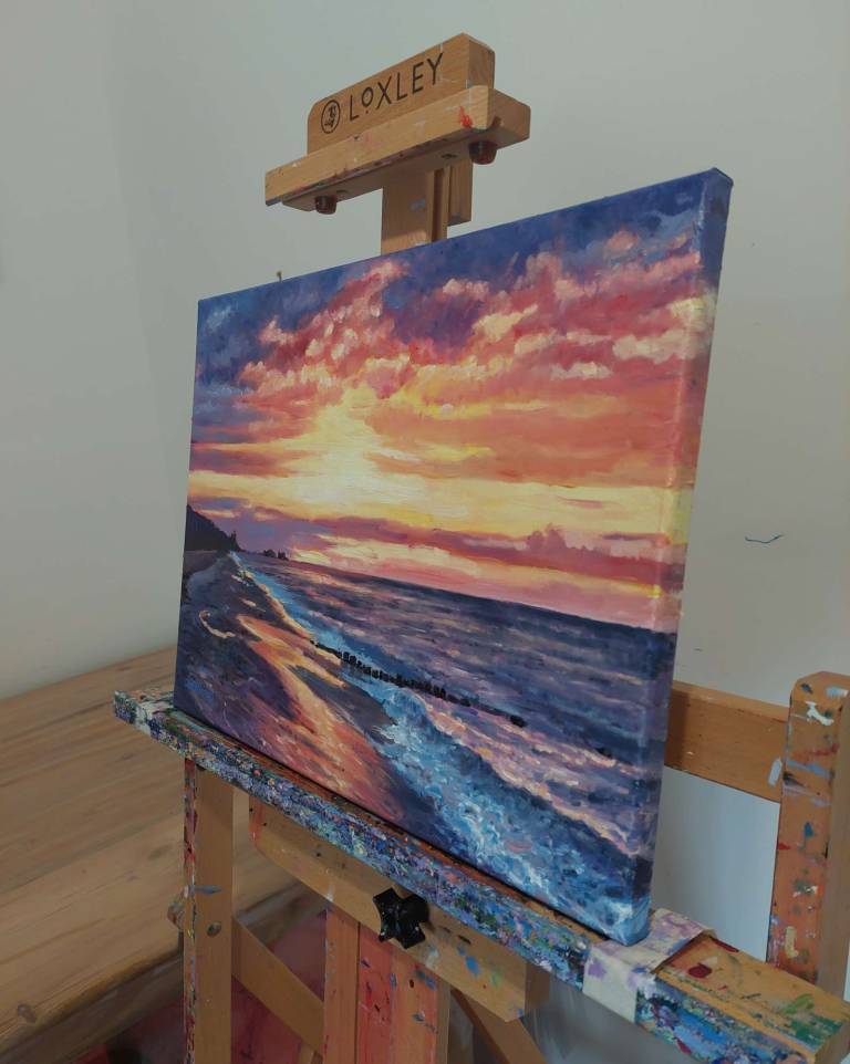 Sunset Over The Sea - Zoe Elizabeth Norman