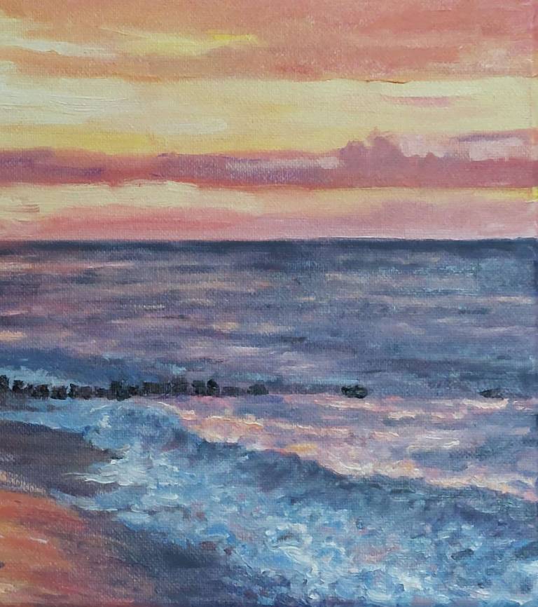 Sunset Over The Sea - Zoe Elizabeth Norman
