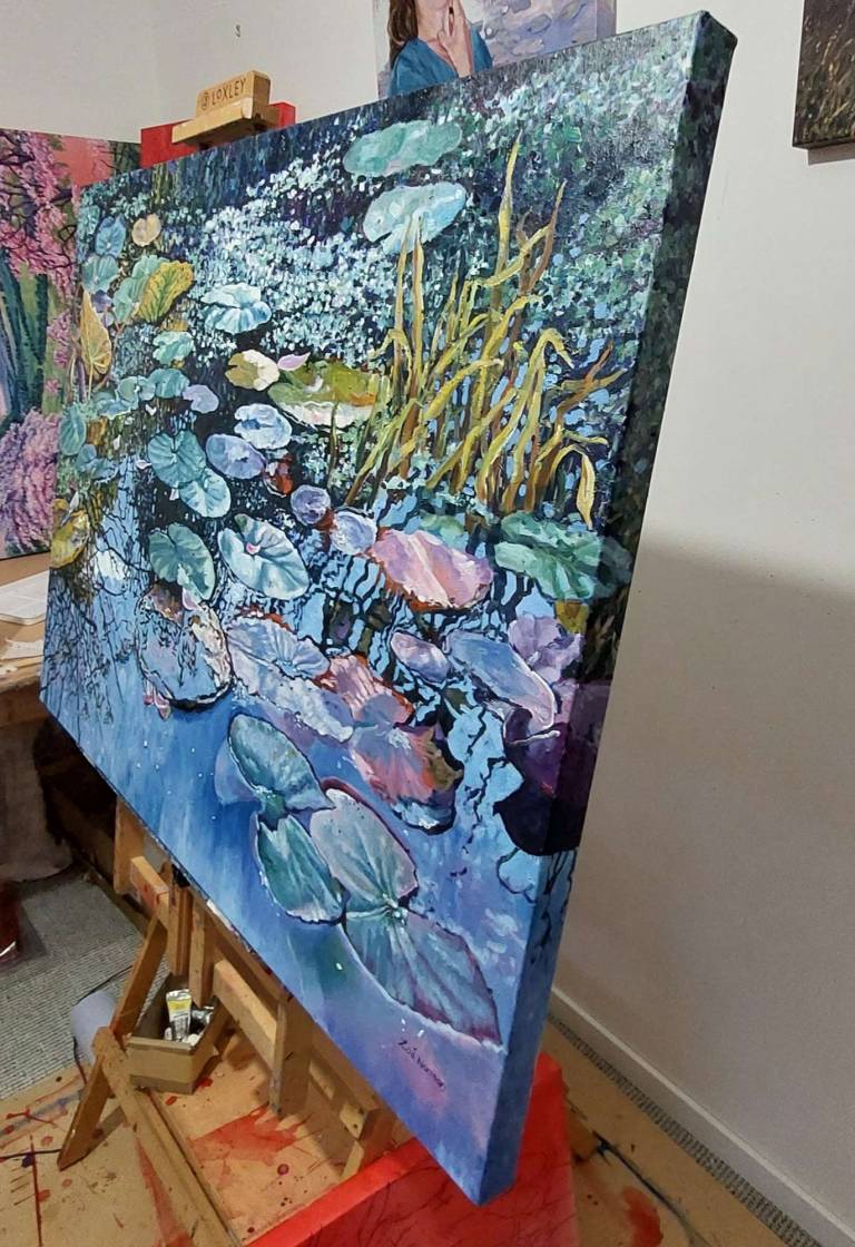 Waterlilies on the Pond - Zoe Elizabeth Norman