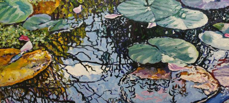 Waterlilies on the Pond - Zoe Elizabeth Norman