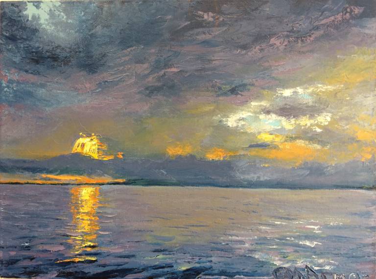 Atlantic Sunset Squall - Fiona Armer