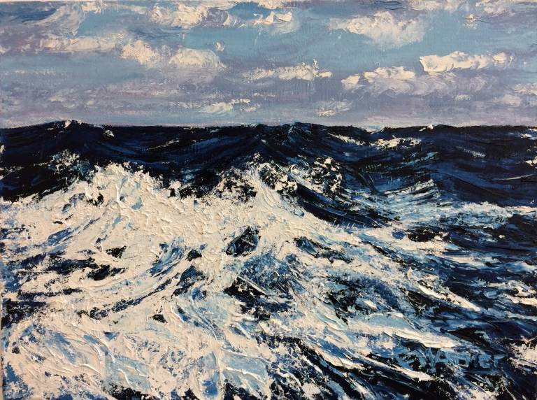 Playful Waves (print) - Fiona Armer