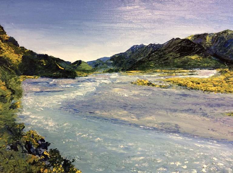 South Island Glacial River (print) - Fiona Armer