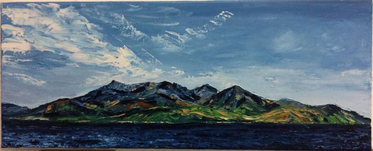 Summer Hills From the Water - Fiona Armer