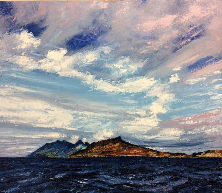 Cloudscape over Rum, Eigg and Muck - Fiona Armer