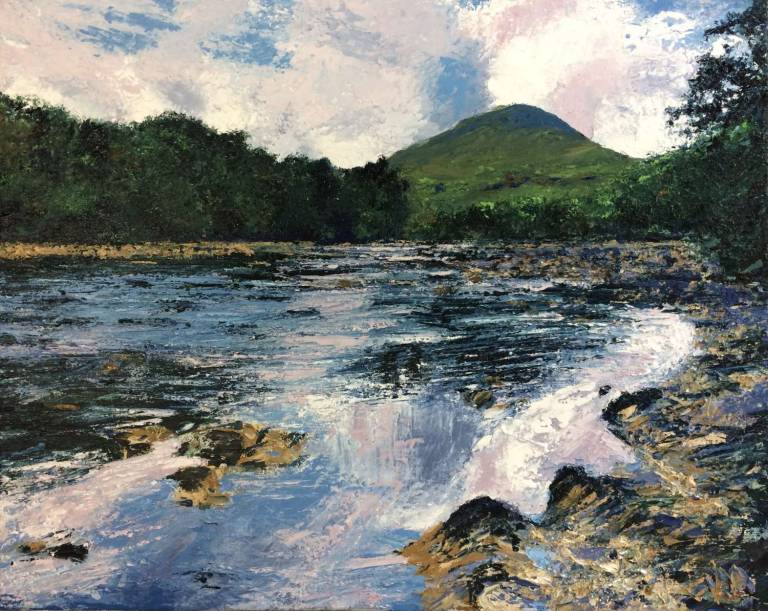 River Nevis Summer Cloudscape - Fiona Armer