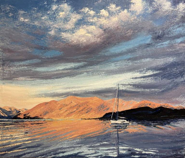 Summer Sunset Mooring - Fiona Armer