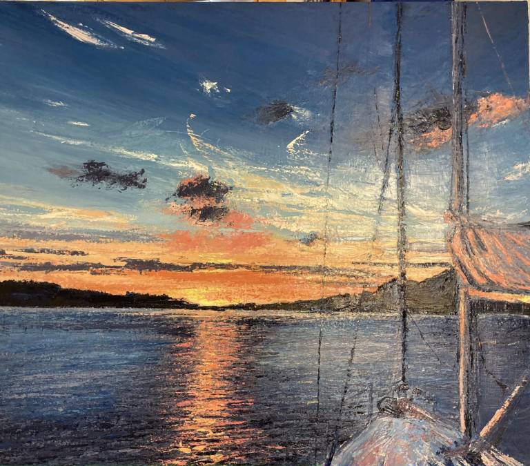 Loch Dunvegan Summer Sunset - Fiona Armer