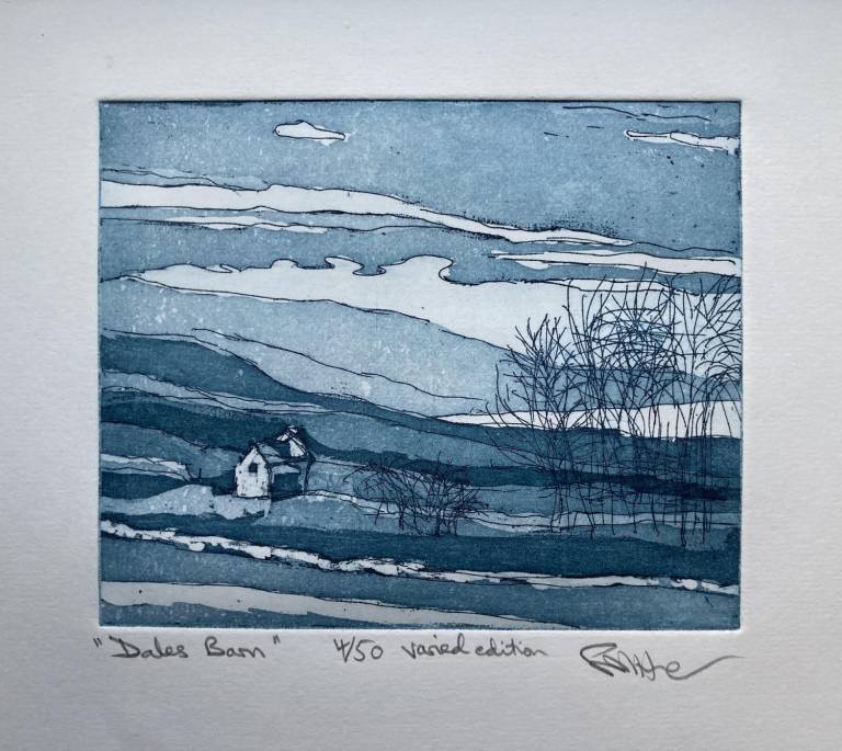Dales Barn (Etching) - Fiona Armer