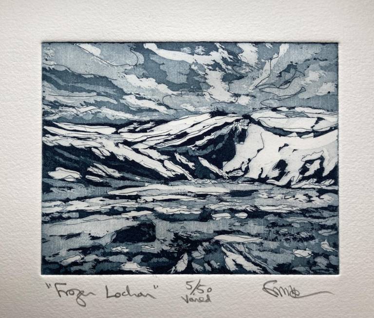 Frozen Lochan (Etching) - Fiona Armer