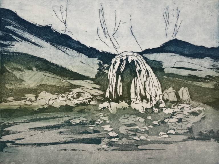 Dad's Janet's Foss (Etching) - Fiona Armer