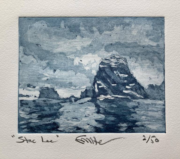 Stac Lee (Etching) - Fiona Armer