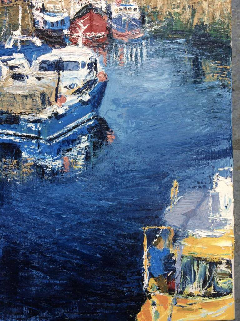 Pittenweem Harbour - Summer Sunday - Fiona Armer