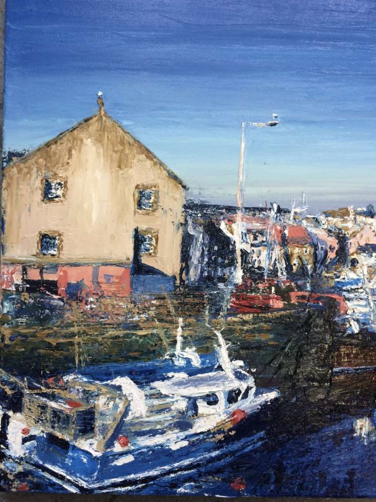 Pittenweem Harbour - Rebacca, Reliance and Friends - Fiona Armer