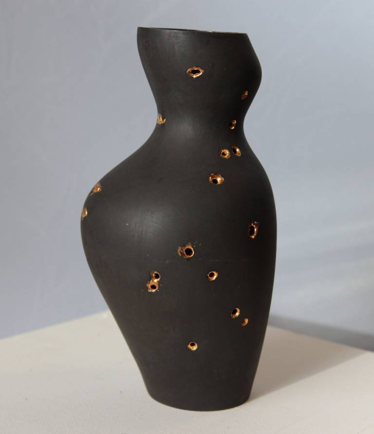 Black Shotgun Vase  - Amy Lawson