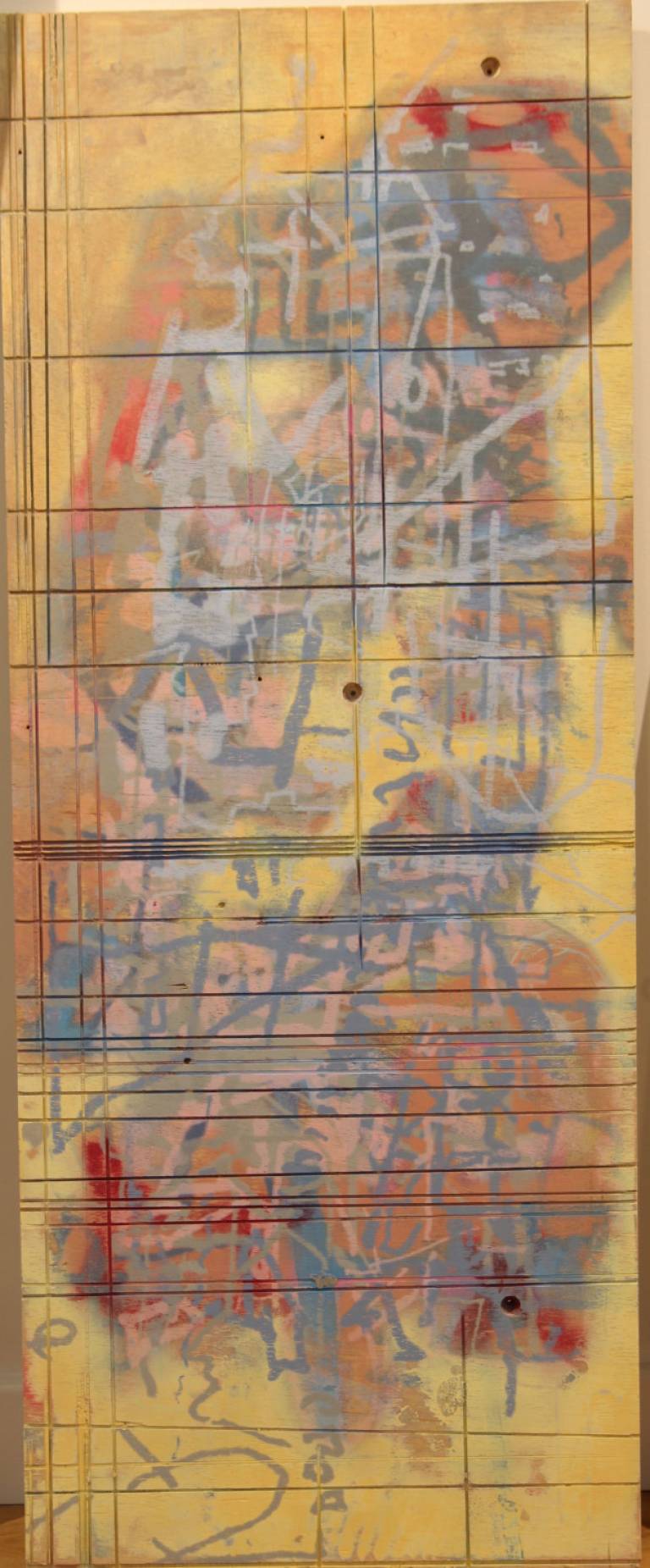 Screen Print on distressed surface - David Iain Brown