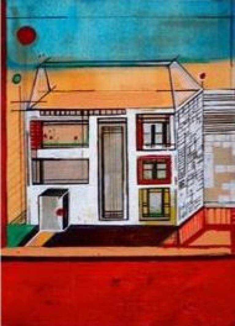 Little Charming White Brick House, Endangered by Water ? - Alix Godon