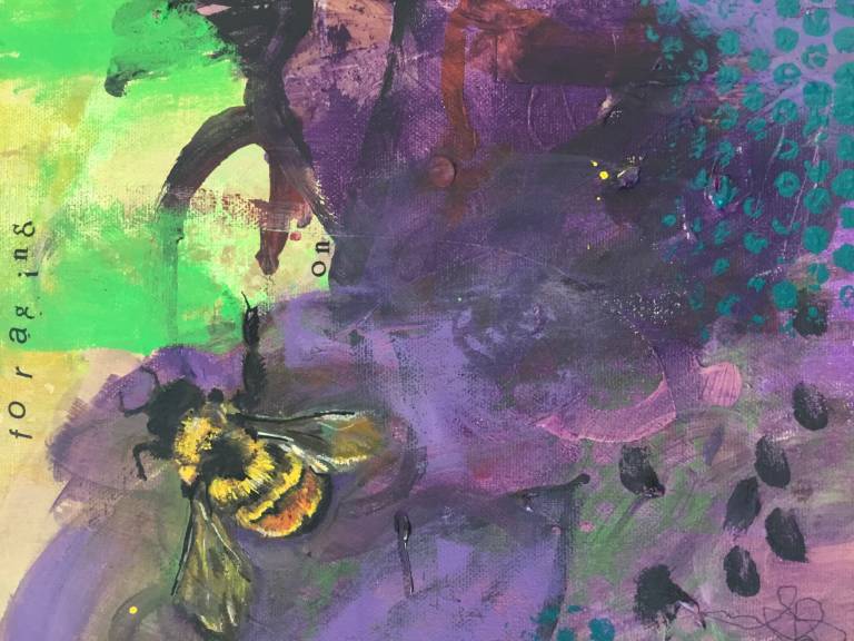 foraging on flowers - Gemma Hare