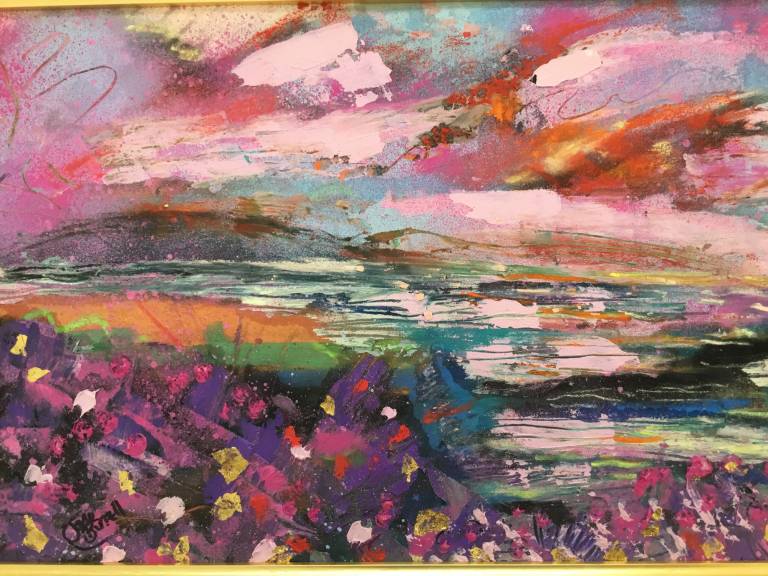 Jane Birrell - Sea pinks sunrise 