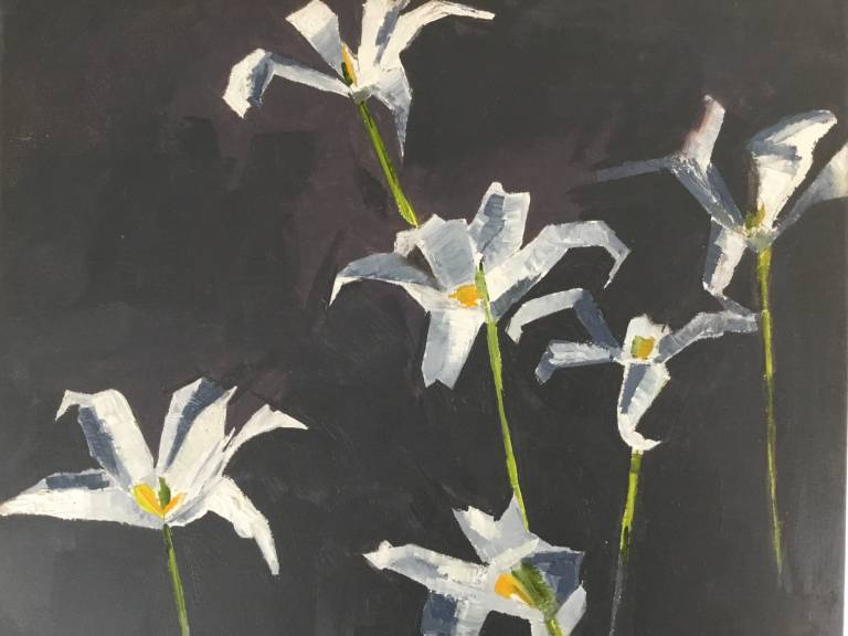 White flowers - Stephanie Vandem