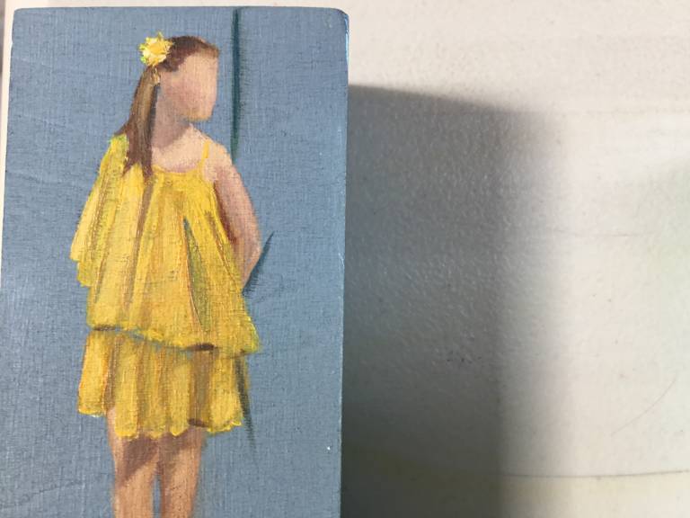 Yellow dress - Stephanie Vandem