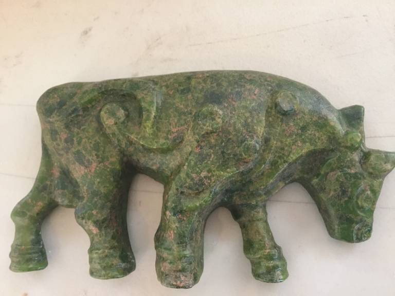 Green Pictish Bull - Ashley Brammer