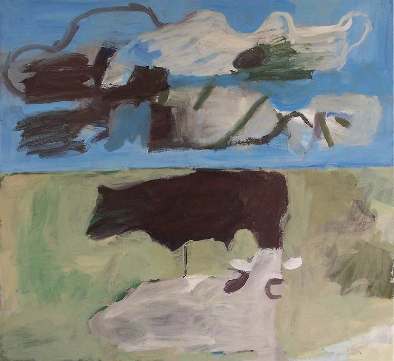 Simon Carter - Cows and Two Clouds