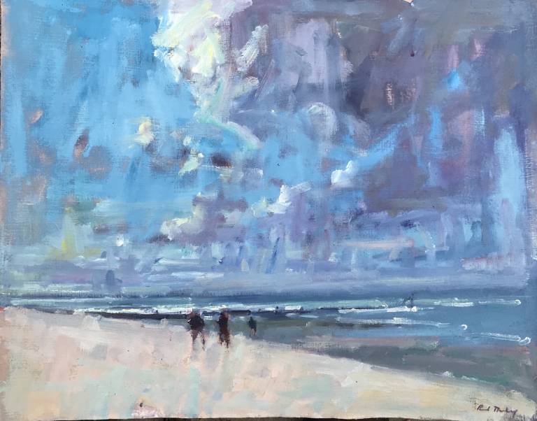 3 Walkers on the Beach - Paul Darley