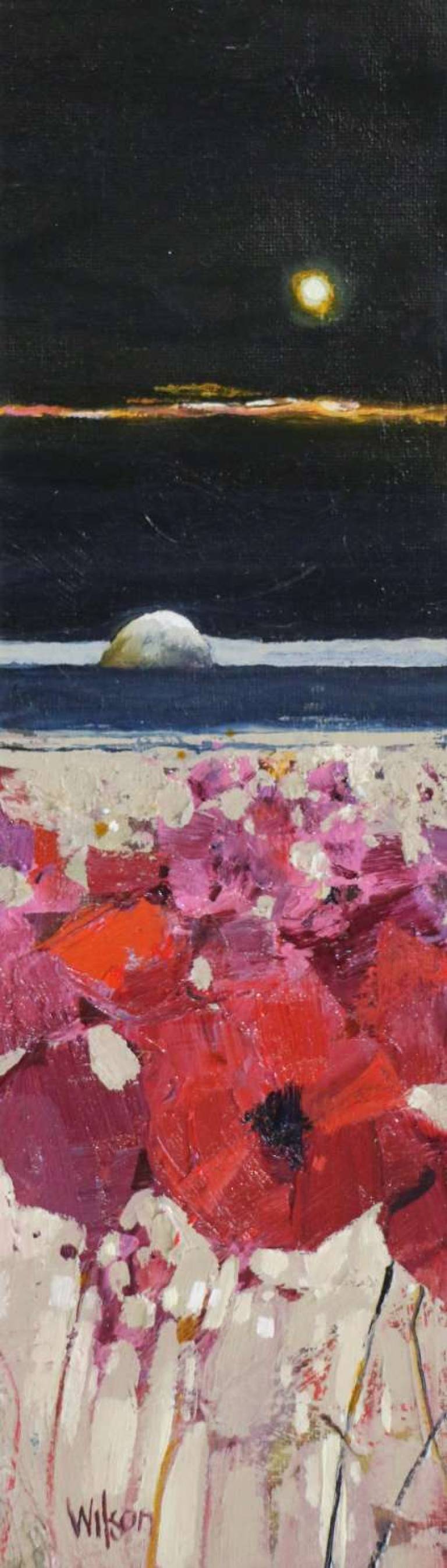 Ailsa And Wild Poppies (Sold) - Gordon Wilson