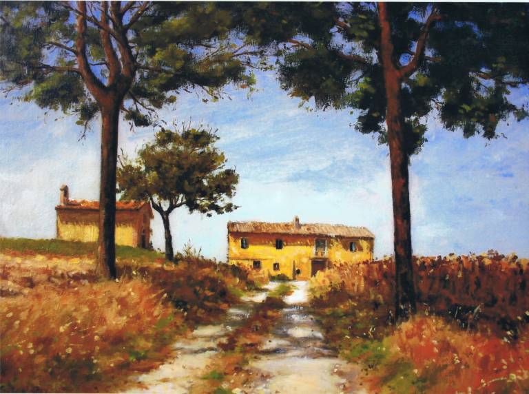 The yellow house. Montefalco. Umbria - Cyppo  Streatfeild