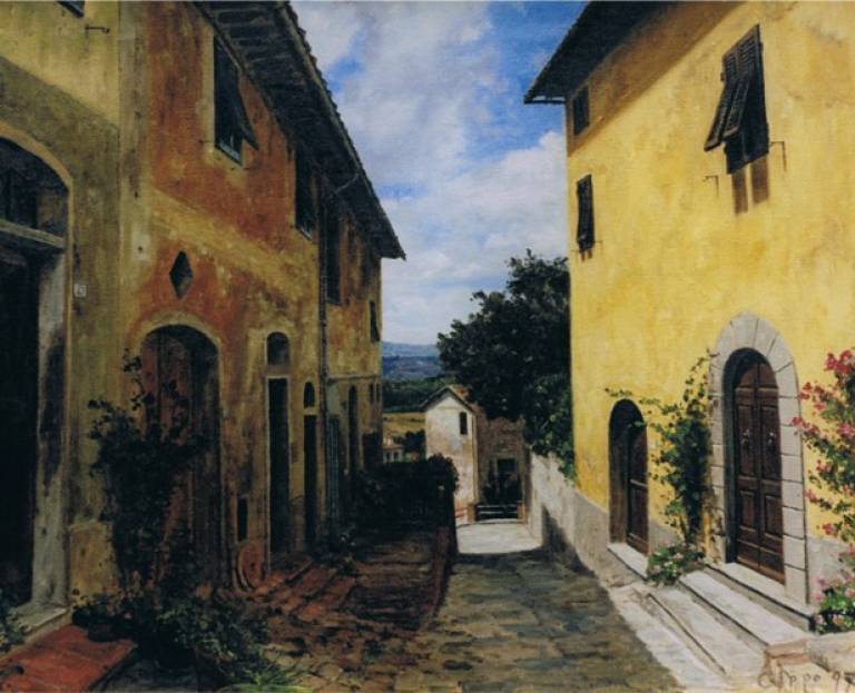 Narrow Street, Forcoli SOLD - Cyppo  Streatfeild